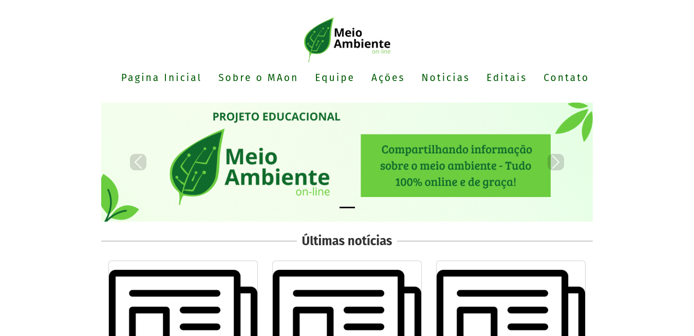 Interface do Sistema MaON
